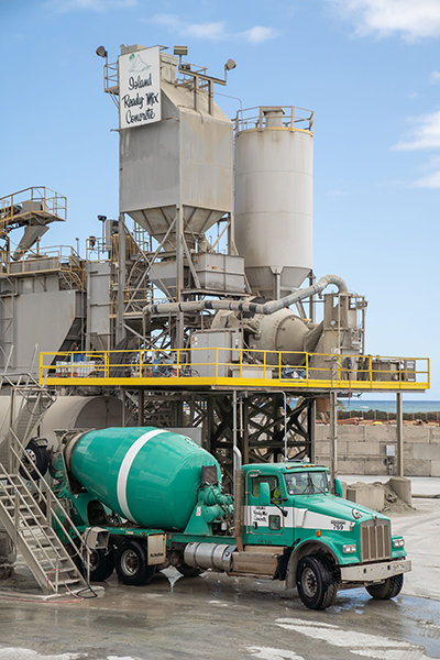 The Island Ready Mix plant in Kapolei, Hawaii is equipped with the CarbonCure Technology.