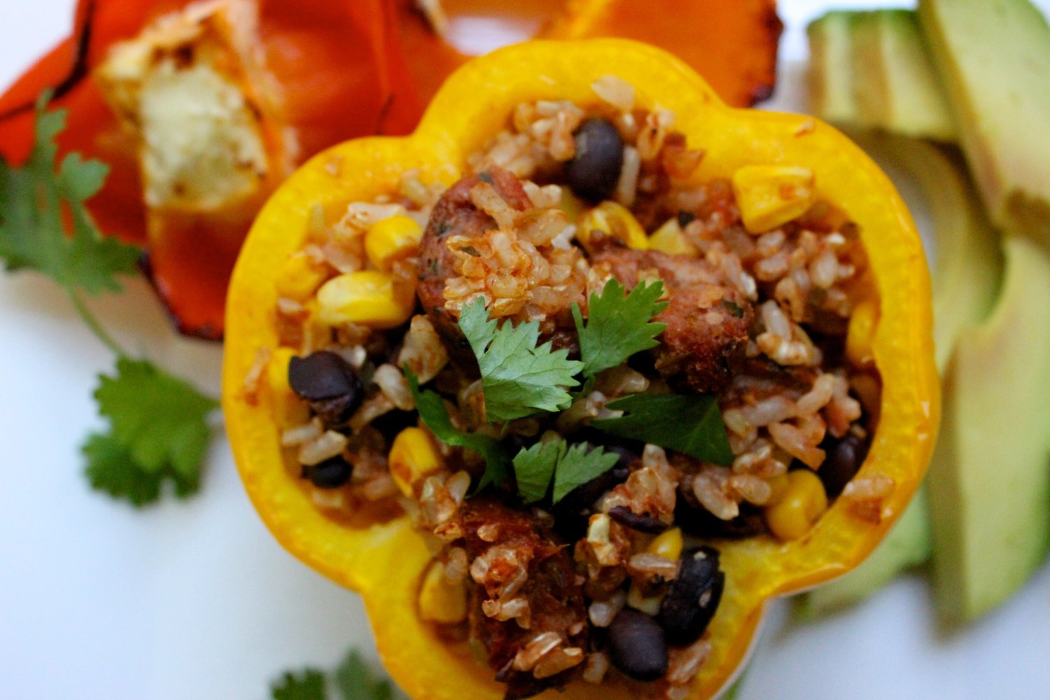 Mexican Stuffed Bell Peppers — Blushing Wellness Co.