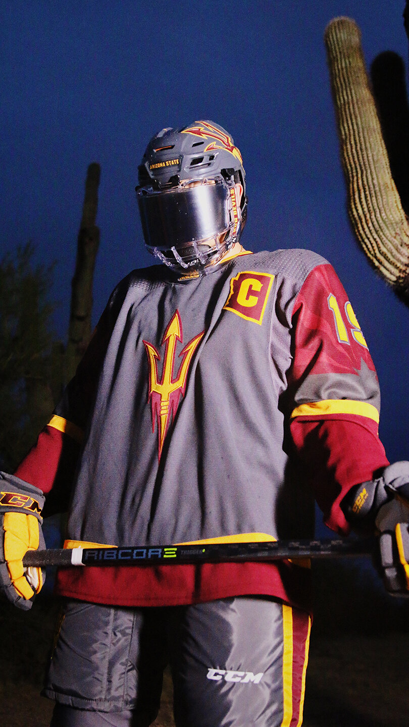 Arizona State Hockey Storm Uniform — UNISWAG