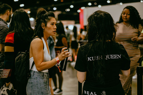 Kush Queen booth at LA BeautyCon 2019. 