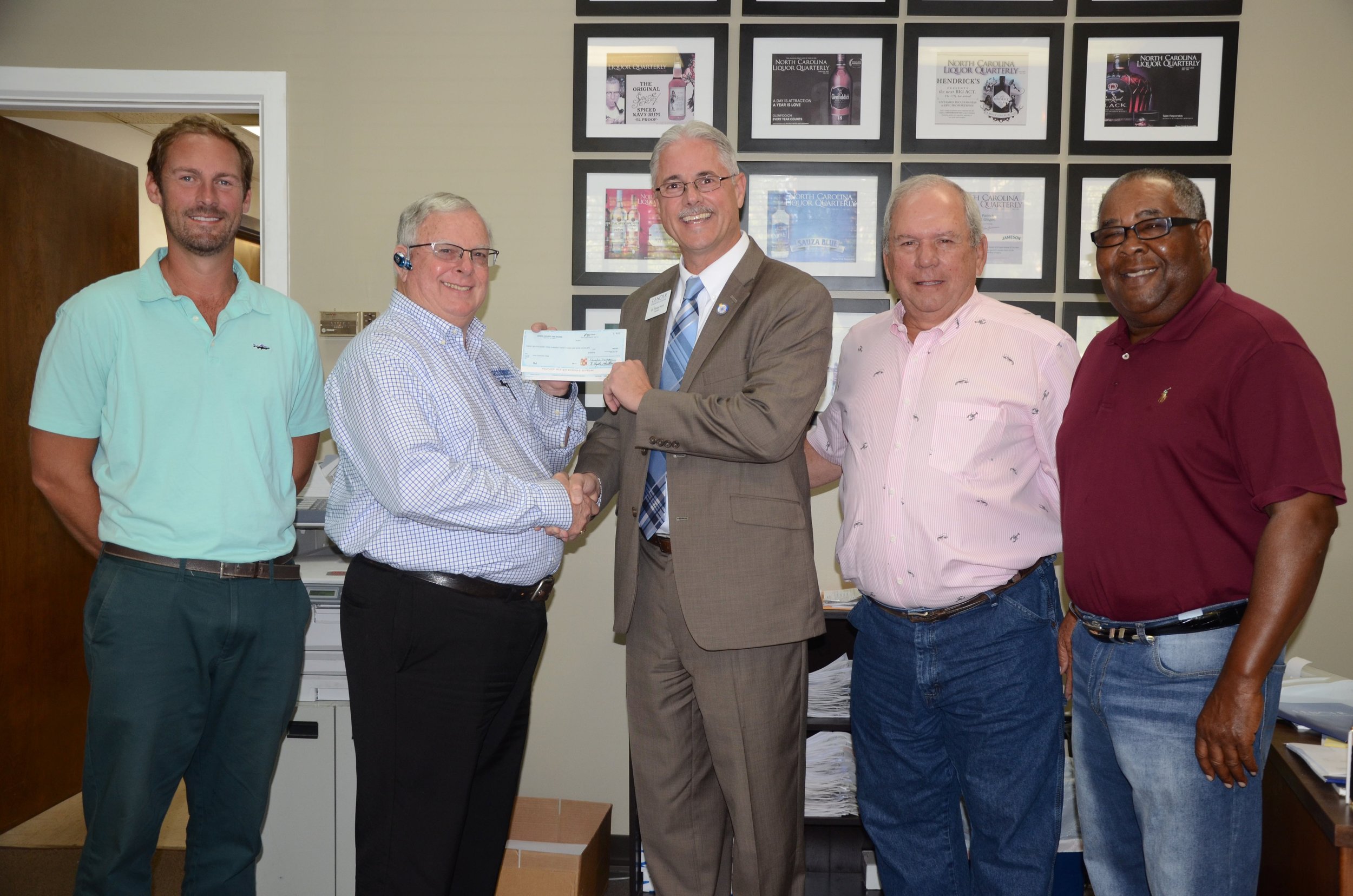 County ABC Board presents check for alcohol awareness