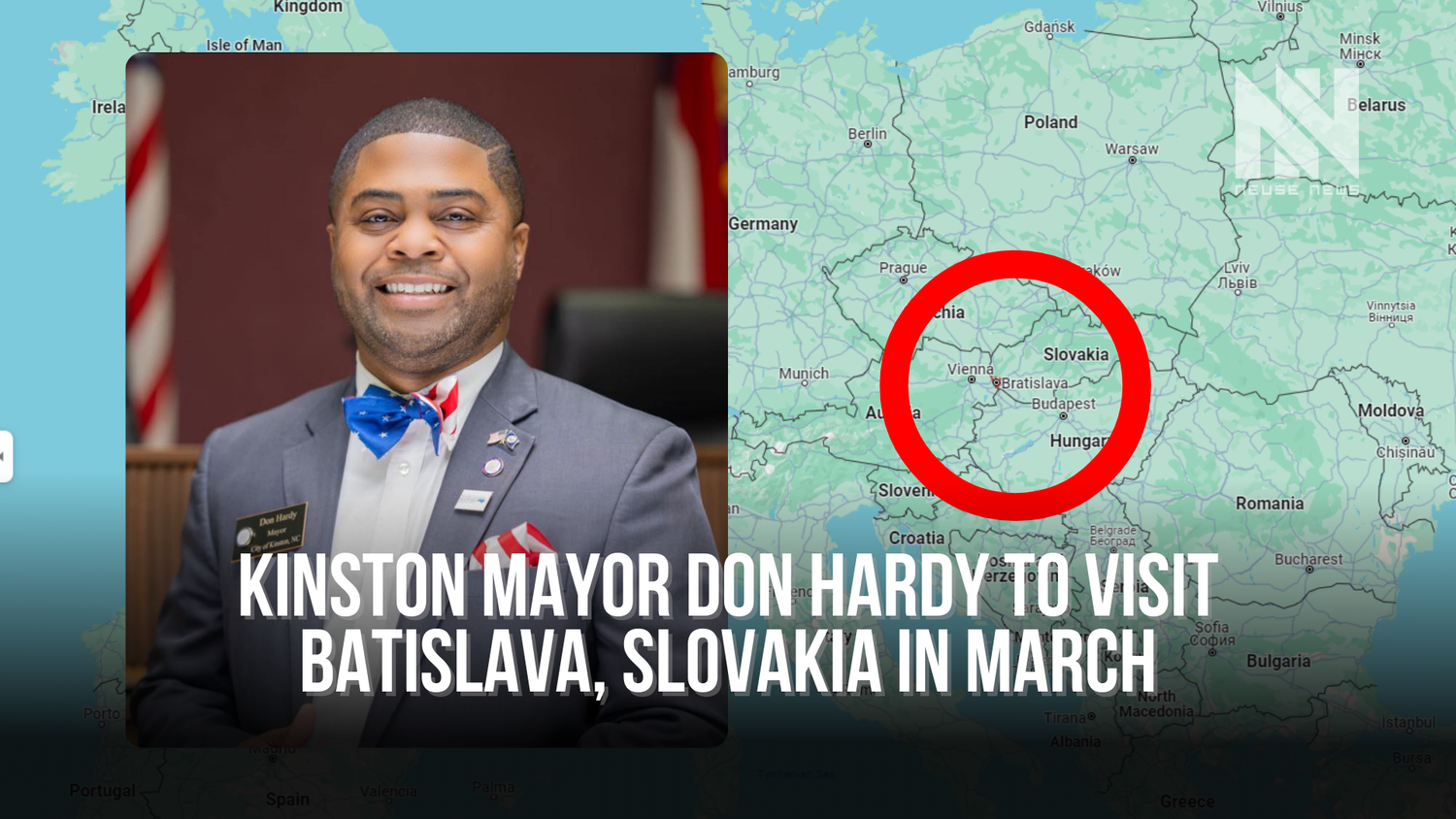 Photo of Starosta Kinstonu Don Hardy navštívil v marci Batislavu na Slovensku – Správy Správy