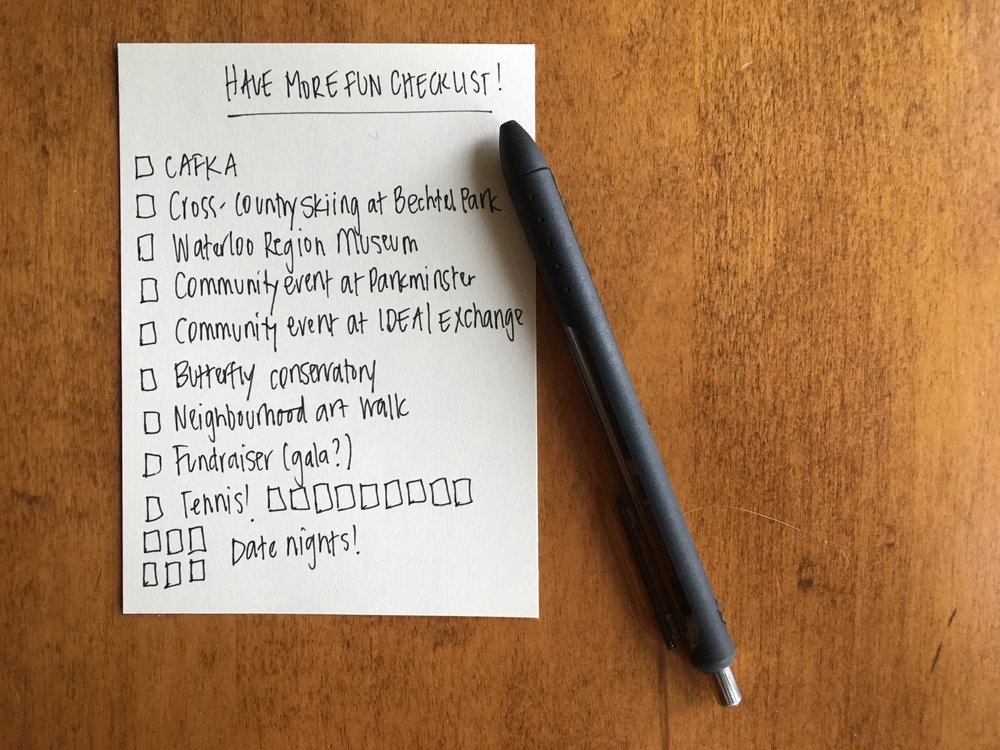 Prepare and fulfill a party checklist