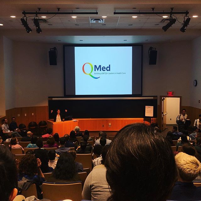 #MSPA team is SO excited to be at the inaugural #QMed conference at @yaleschoolofmed this morning! Looking forward to a weekend of LGBTQIA+ community, of building strength and connections, of imagining and creating a medical culture that includes and celebrates us. #LGBTQinMedicine