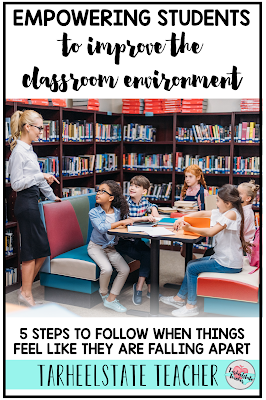 Grab two free classroom management strategies to improve your whole-group classroom environment. Our classroom management and student behavior often gets tested midyear. The honeymoon is over and our students may tire during the stretch to spring break. Read about how I addressed our classroom behavior issues. Behavior management in the classroom doesn't have to have you losing your mind! Perfect strategies for empowering 3rd, 4th, and 5th graders to become partners in improving the classroom experience for everyone.