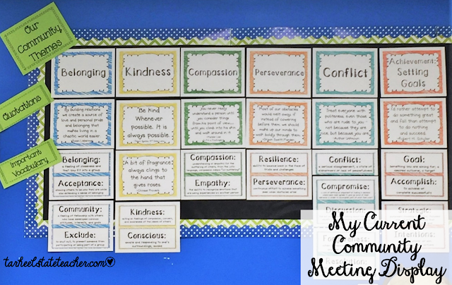 Introduce your 3rd, 4th, or 5th grade students to a morning meeting routine that introduces key themes in literature and complements the common core standards for theme and other reading standards. Morning Meeting is my favorite way to create a sense of classroom community, belonging, and encourage kindness.