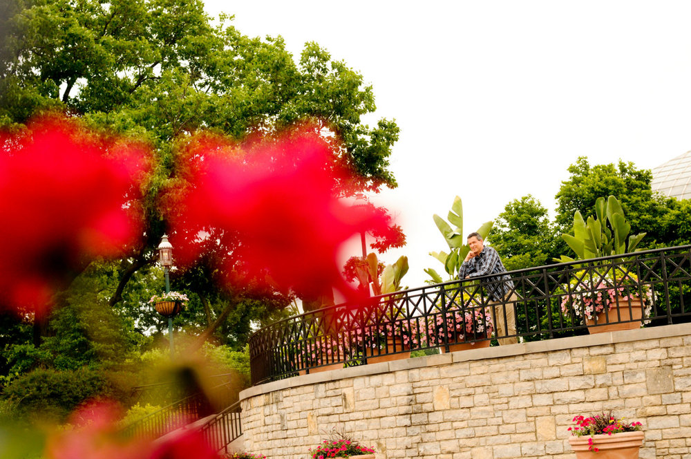 Overlooking the West Terrace in Columbus OH, wedding officiant Damian King reflects on outdoor ceremonies