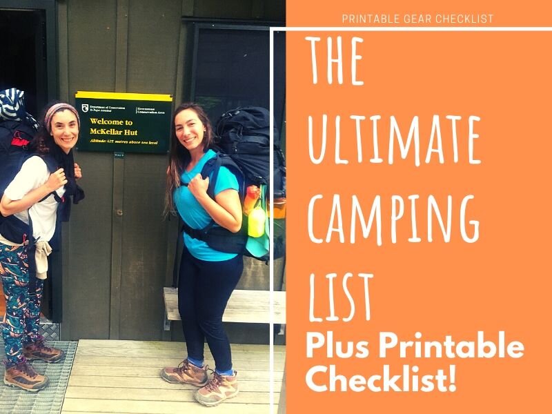 Camping Essentials Checklist - What to take camping