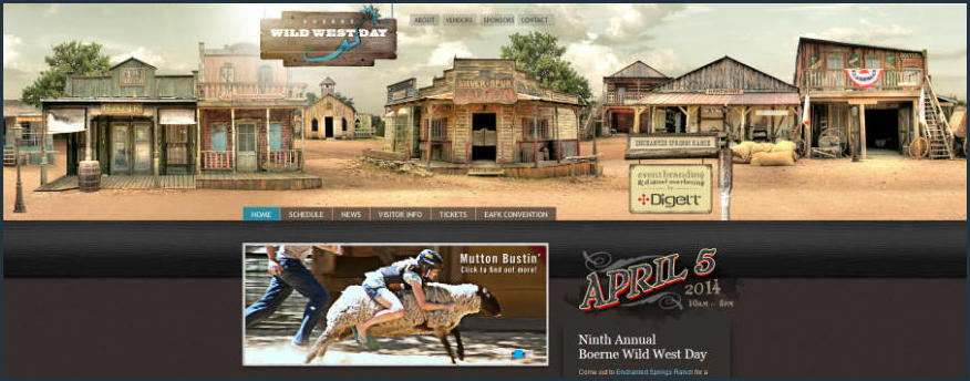 Boerne Wild West Website