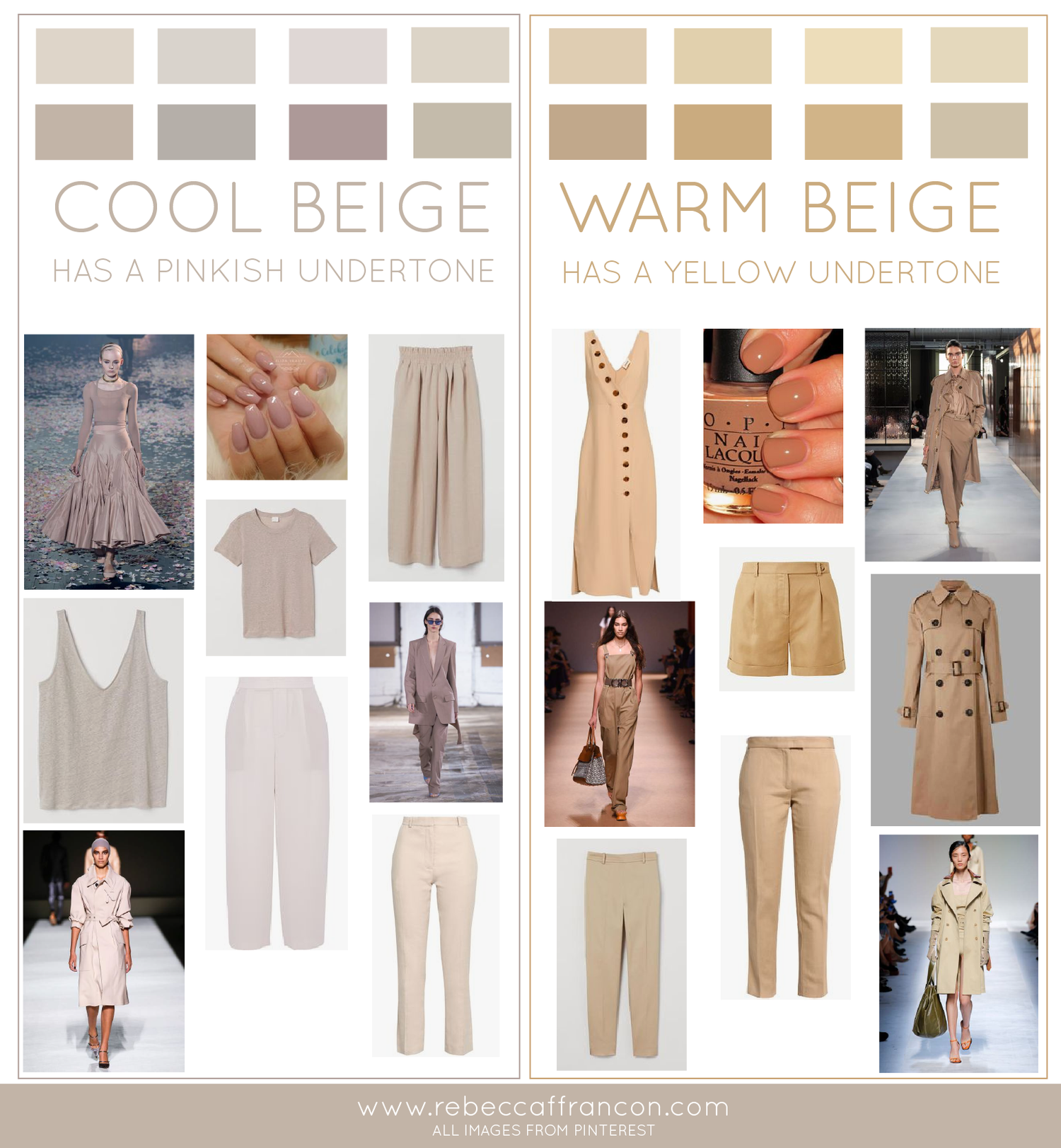 50 shades of beige — Rebecca Ffrancon Style