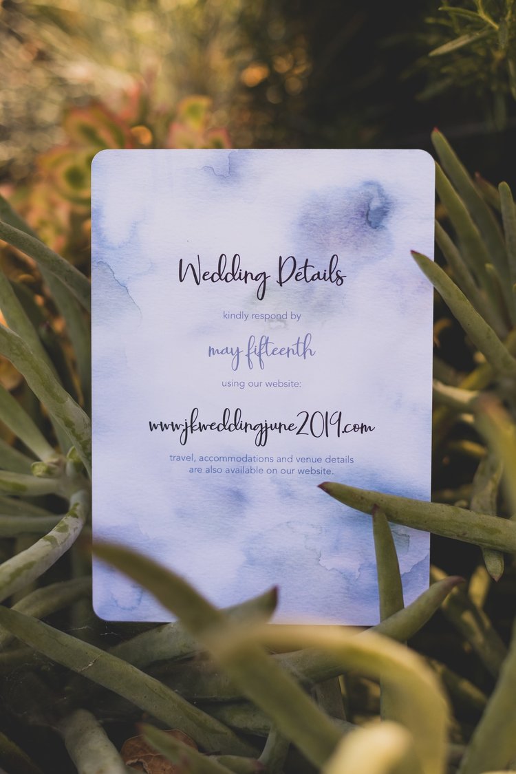 How To Keep Your Bridal Party Informed: A Guide To Keeping Everyone In The Loop - A Purple Watercolor Wedding Invitation.