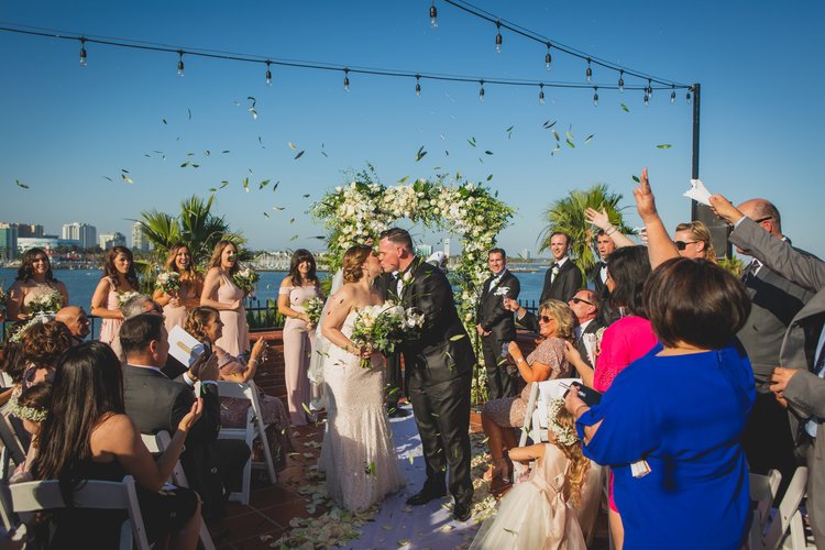 Last Minute Checklist: Things To Know Before Your Outdoor Wedding - A Beachfront Outdoor Wedding Ceremony.