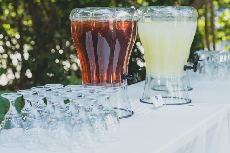 Last Minute Checklist: Things To Know Before Your Outdoor Wedding - A Refreshment Table Setup For An Outdoor Wedding Ceremony.