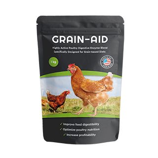 GRAIN-AID - Poultry Digestive Enzyme Blend for Grain-based Diets