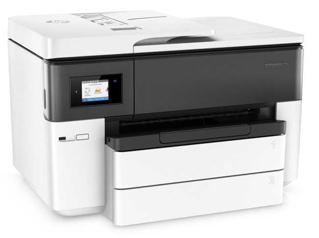 HP OfficeJet Pro 7740 Wide Format All-in-One, Right facing, no output