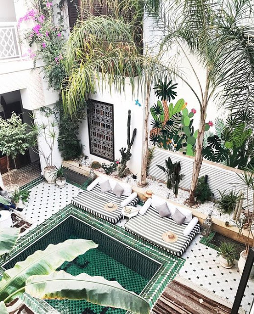 hotels marrakech, boho style, bohemian hotels