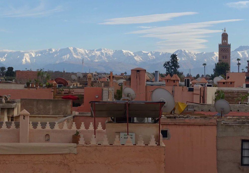 riad Marrakech, mountain view