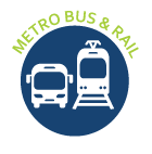 Metro Bus & Rail Icon