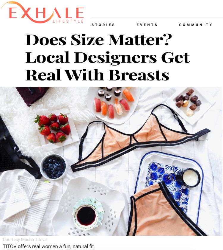 exhale magazine titov does size matter? Extended sized lingerie
