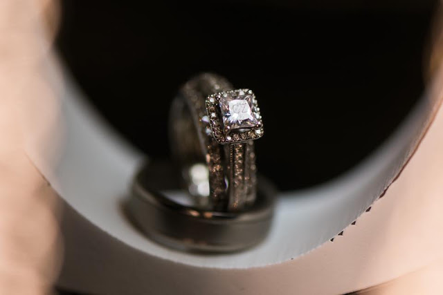 Fake Diamond Ring with CZ etched into stone for Cubic Zirconia