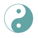 Icon of ying-yang symbol