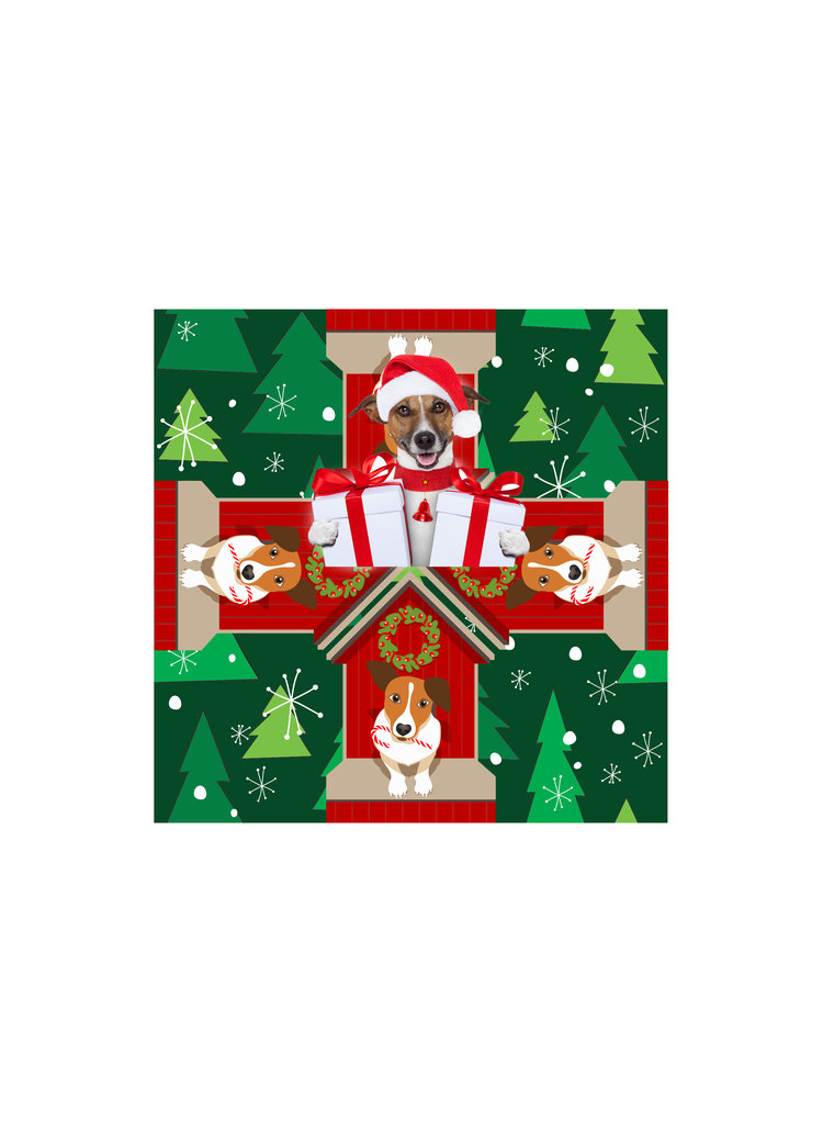 Dog Christmas Theia Chandelier Card™ unopened card