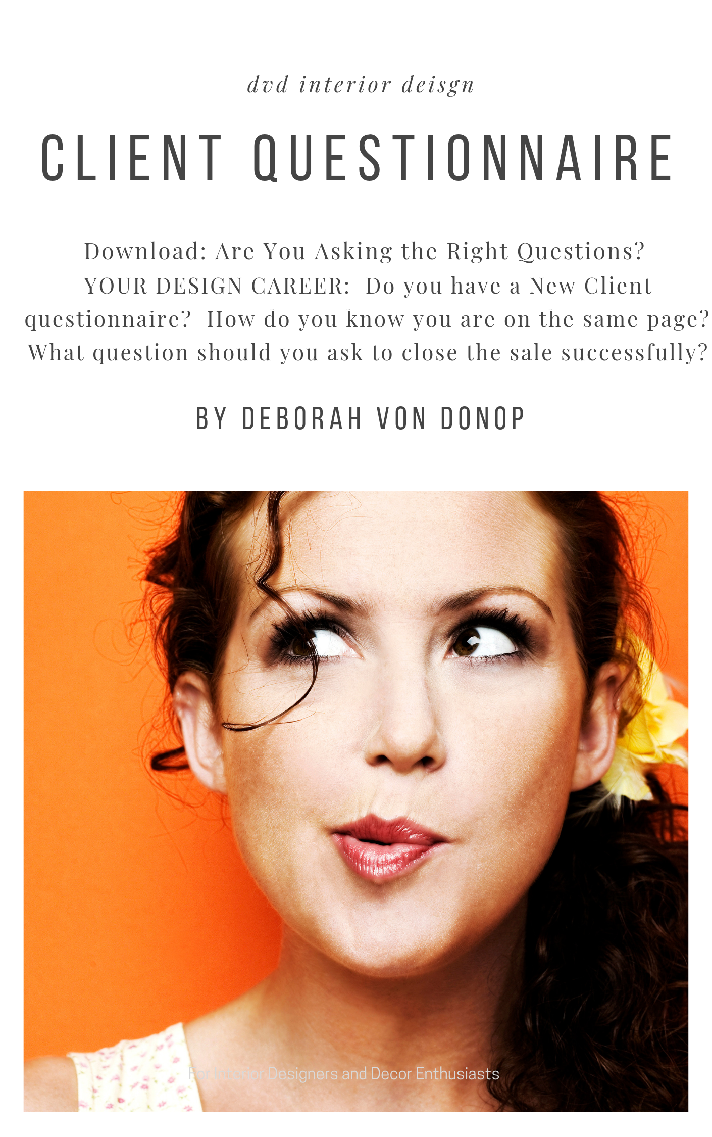 New Client Questionnaire Are You Asking The Right Questions Dvd Interior Design