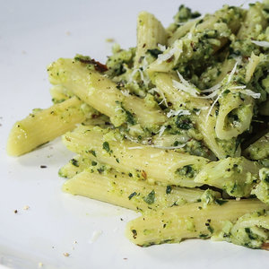 Lightened-Up Broccoli Pesto Pasta Recipe