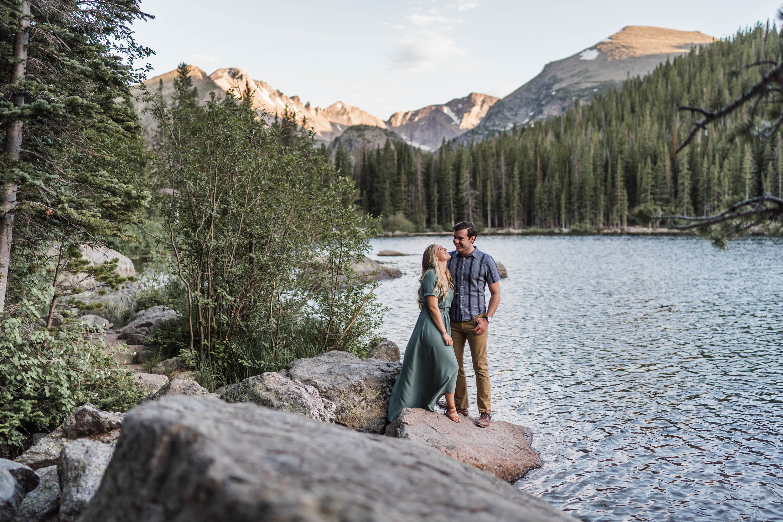 Engagement Photos At Rocky Mountain National Park In Estes Park