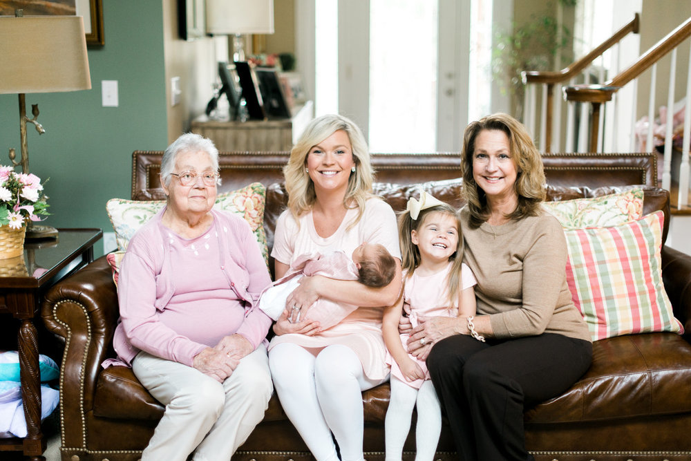 4 Generations of women, such a treasured photo.