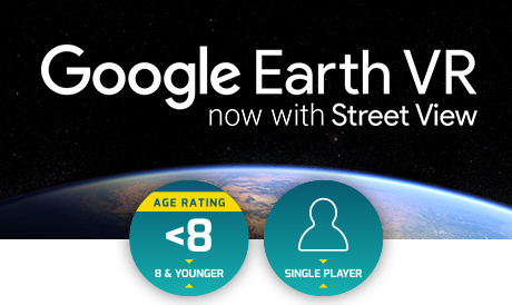  Google Earth VR lets you explore the world from totally new perspectives in virtual reality. Stroll the streets of Tokyo, soar over the Grand Canyon, or walk around the Eiffel Tower.    View the trailer here &gt;   