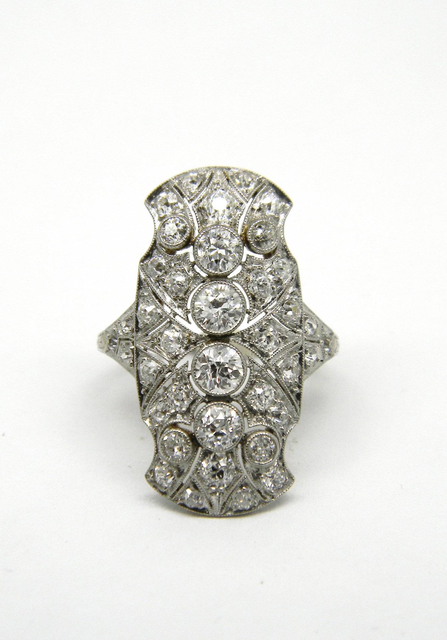 Art Deco Vintage Diamond Ring — Wolf Wilde Goldsmith