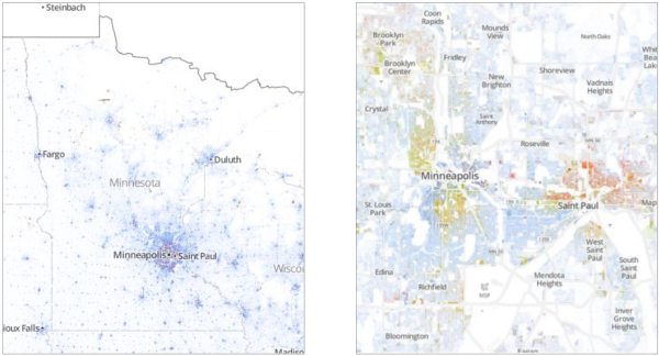 The Racial Dot Map Minneapolis
