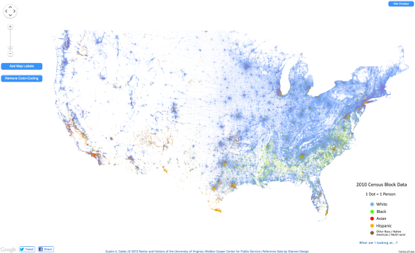 The Racial Dot Map USA