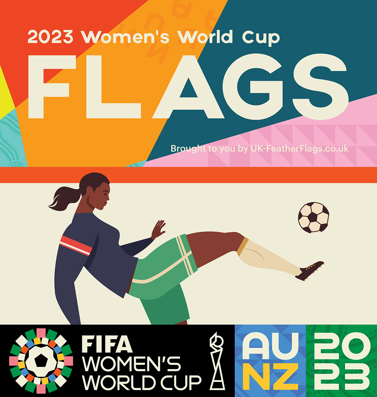 2023 Flags of the Women's World Cup — Cool Infographics