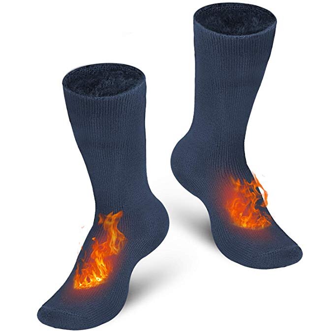 📡 Pvendor Thermal Socks for Men, 2 Pairs of Heated Socks for Women ...