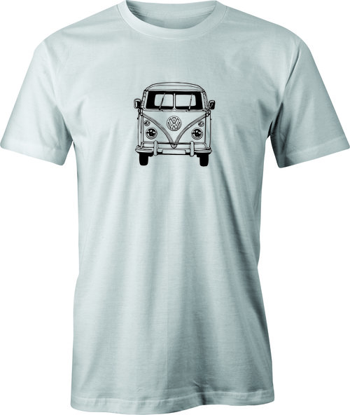 60's VW Van Drawing printed on Men's T shirt