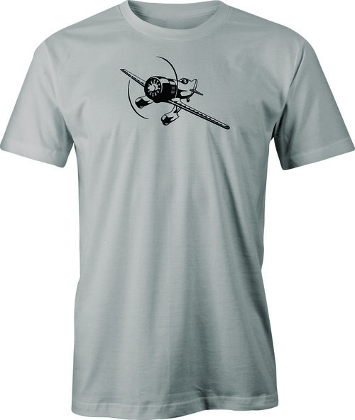 Bee Gee Racer Drawing printed on Men's T shirt