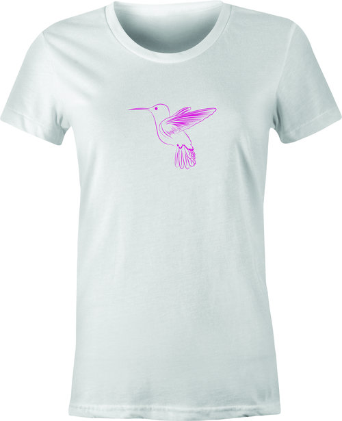 Hummingbird #3 printed on T shirt