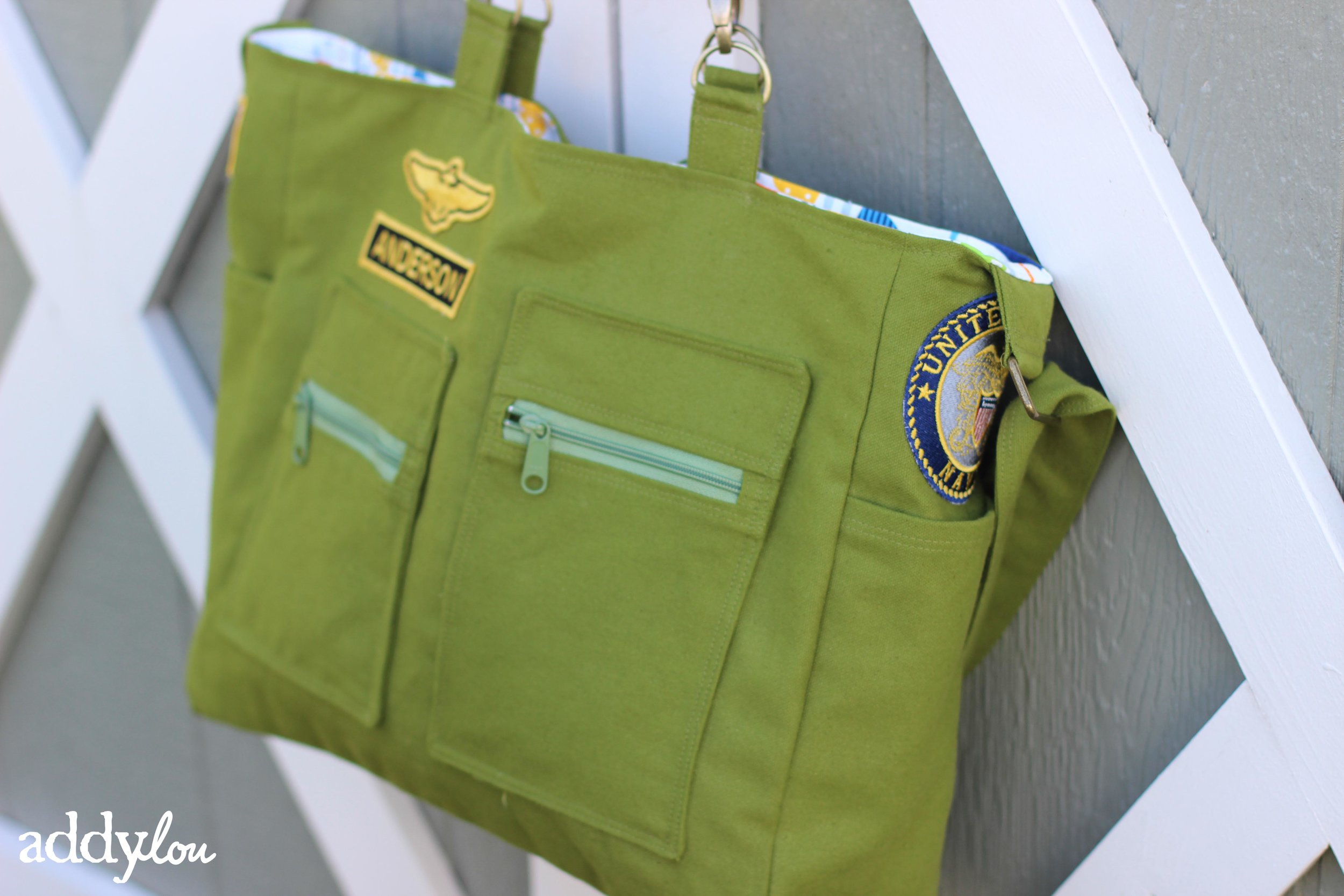 Military Diaper Bag | AddyLou Creates