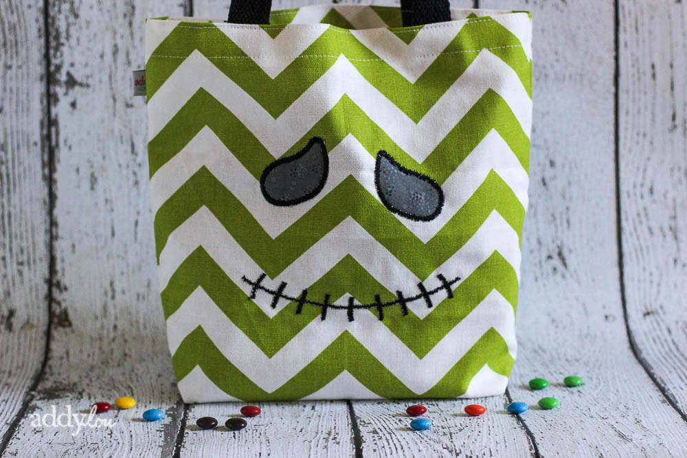 AddyLou Creates - Trick-or-Treat bags | Monster Face