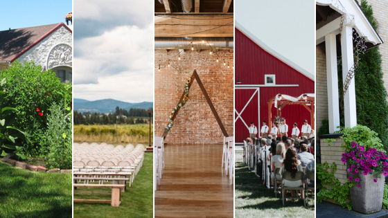 Top 5 Charming Wedding Venues Near Spokane Washington The