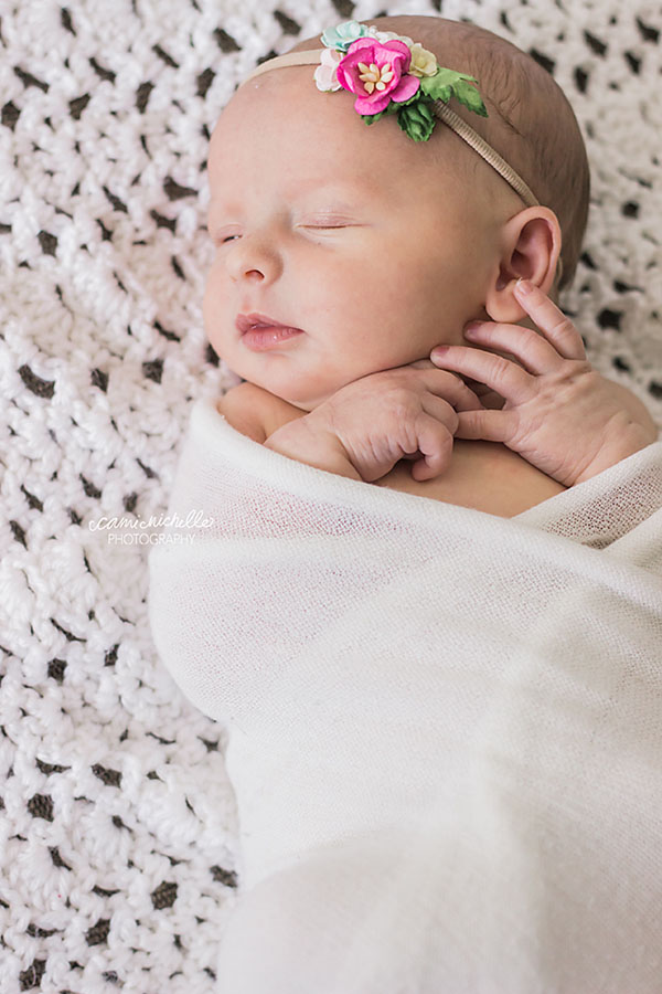 Many women worry about having a c-section. I'm sharing my experience with a planned c-section in my little girl's birth story. Click through to see what it was like.