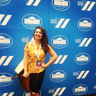 Jovanna at the White House's United State of Women summit