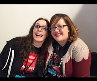 Kelly Jensen and Laurie Halse Anderson at Book Riot Live