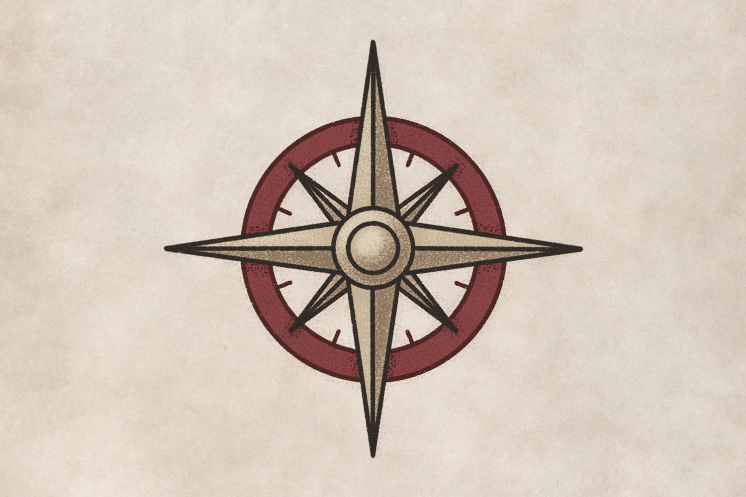 How to Draw a Simple Compass On Your Maps - Map Effects
