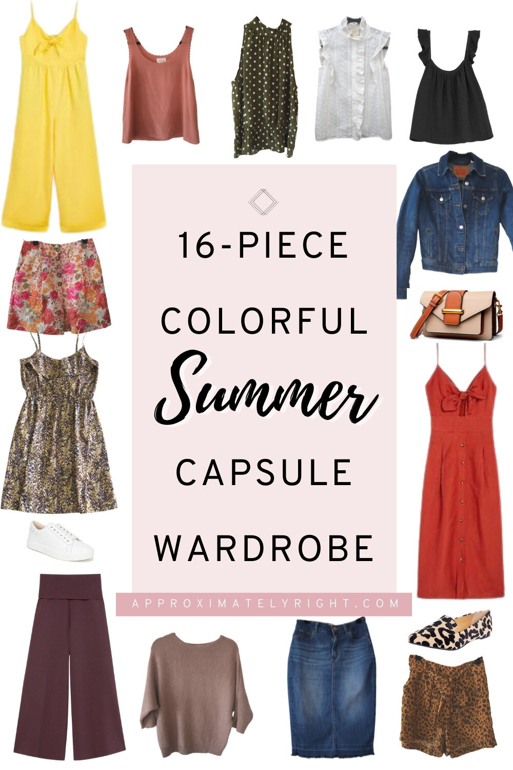 My 16-Piece Summer 2021 Capsule Wardrobe — Approximately Right
