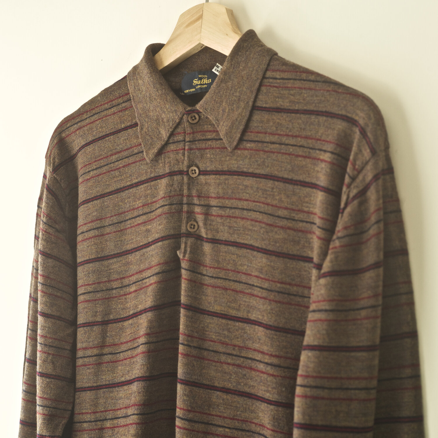 Sulka Wool Polo Shirt — Combray