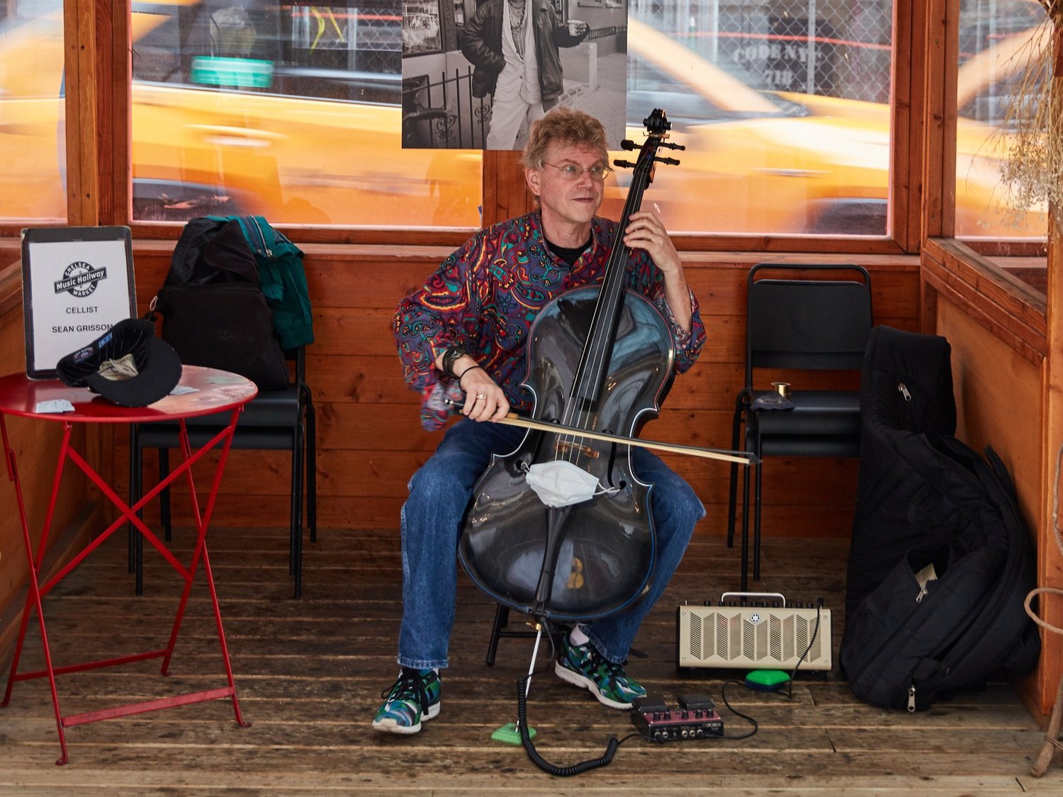 Live Music - Sean the Cellist — Chelsea Market