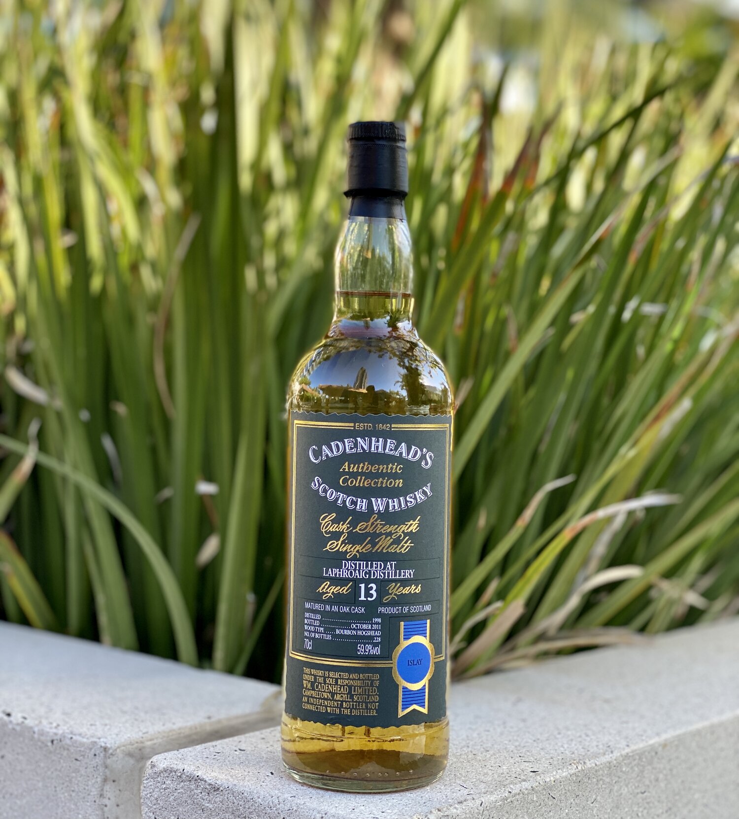Laphroaig 13 Year, Cadenhead's Authentic Collection — Whiskery Turnip | Whisky Hawaii
